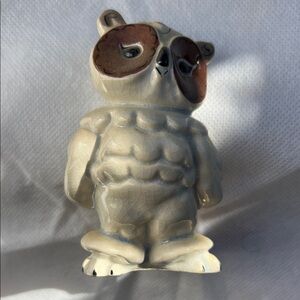Charming Ceramic Owl Figurine